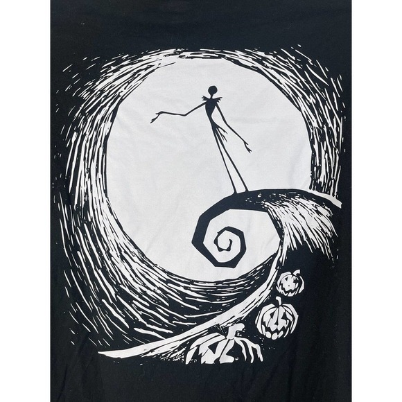 A Nightmare Before Christmas Short Sleeve T-Shirt Black MEDIUM Old Navy - Picture 10 of 10